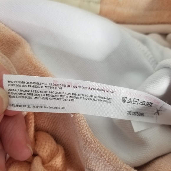 Saturday Sunday by Anthropologie Ombre Terry Cloth Drawstring Lounge Shorts XS - Picture 13 of 13